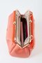 Women's Butterfly Orange Gold Accessory 4-Compartment Purse and Zipper Closure Handbag and Shoulder Bag - 5