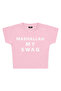 Mashallah My Swag Printed Crop Baby Tee