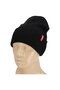 Winter hat, black color, universal size - 2