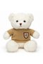 White & Brown Bear Soft Plush Toy 20 cm Cute Stuffed Animal Teddy Bear Gift for Kids Boys Girls