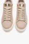 Borena Beige Suede Thick Soled Women's Casual Sports Shoes - 2