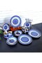 16pcs Stoneware Dinner Set RF12411 Includes Dinner and Dessert Plates, Soup Bowls and Mugs Dishwasher-Safe, Microwave-Safe and Freezer-Safe Perfect for Home, Gifting - 3