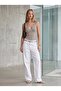Deep V-Neck Lycra Beige Undershirt