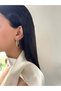 Special Series Small Size Silver Hoop Earrings - 2