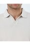Italian Style Slim Fit Polo Collar Knitwear T-Shirt Beige T13752 - 2