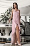 Women's Satin Lace Dowry Dressing Gown Nightgown Set 3204 - 2