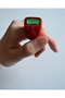 Mini Zikirmatik Ring with Light and Sound Zikirmatik Red