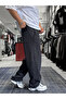 Black Basic Washable Pipe Leg Sweatpants Es-80-30 - 4