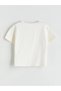 Girl's Crew Neck Printed T-Shirt - 2