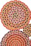 Luke Multi-Colored Straw Jute Look Hand-Woven Washable Bohemian Single Large Size Bathroom Mat (60X90) - 3
