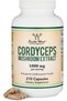 Cordyceps Capsules (Cordyceps Sinensis Mushroom Extract) 210 Count, 3.5 Month Supply, 1,000MG (7% Polysaccharides with Alpha and Beta Glucans) Overall and Aging Support