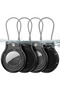 Waterproof Metal Ring Hook, Anti-Lost Holder with Keychain for Dog and Cat, Shockproof Hard Pc Case - 2