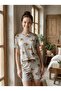 Women's Milan Fabric Short Sleeve Shorts Pajama Set