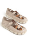 Genuine Leather Soft Sole Women's Mink Casual Shoes - 4
