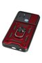 Ilkeshop New Realme C25Y Case with Pars Lens Ring Silicone (151644) - Red - 5