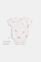 Natural Modal Cotton Newborn Double-Breasted Bodysuit Short Sleeve Snap Fastener Kimono Bodysuit L Dragons - 2