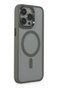 Ilkeshop New iPhone 15 Pro Max Case Room Magneticsafe Silicone (190028) - Gray - 2