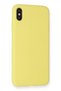 Ilkeshop New iPhone XS Max Case Nano Inside Velvet Silicone - (195458) Matte Yellow - 3