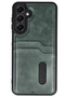 Ilkeshop New Galaxy A26 Case Sara Leather Case with Business Card Holder - (215901) Dark Green