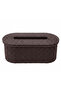 Luxury Brown Pop Tissue Box with Elegant Decorative Design – Premium Home & Office Tissue Holder – 21×10 cm