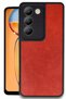 Ilkeshop New Vivo V30 Lite 4g Case Aras Leather Cover (145523) - Red