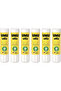 Stic Glue Stick, Solvent-Free, 98% Natural, 21g, Pack of 6 - 2