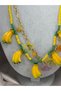 Colorful Beaded Women's Necklace with Banana Figure Fun Design Bohemian Statement Necklace - 2