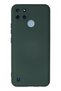 Ilkeshop New Realme C25Y Case Nano Inside Velvet Silicone - (193127) Dark Green