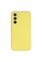 Ilkeshop New Galaxy A34 5g Case Nano Inside Velvet Silicone (93601) - Yellow