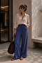 100% Cotton Muslin Fabric Wide Leg Women's Trousers My3535