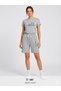 T-Shirt Shorts 2-Piece Combination Sweat-Absorbing Rhythmic Heart Printed Women's / Girls' Model