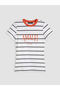 Lcw Vision Black Amalfi Printed Women's Ribbed T-Shirt - 5