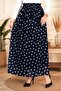 Women's Elastic Waist Polka Dot Summer Chiffon Tulle Skirt Sb0035