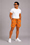 Men's Orange Surf Patterned Sea and Beach Shorts - 2