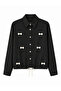 Bow Detailed Comfortable Fit Long Sleeve Lace-Up Women's Shirt - 3