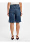 Nevavm Bermuda Fit Women's Jean Shorts with a Difference - 4