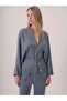 Belt Detailed Double Blouse - 4
