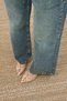 Serena Skin Color Genuine Leather Women's Heeled Slippers - 5