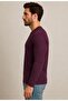 Men's Plum Cotton Lycra Single Jersey Long Sleeve T-Shirt-D240 - 2