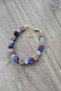 Certified 8 mm Rudrashka, Lepidolite, 6 mm Anhelite Natural Stone Bracelet - 3