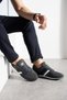 Men's Sneaker Daily Comfortable Sole Sports Shoes Smoked Black - 2