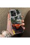 Tecno Spark 40 Compatible Silicone Edge Hard Back Anti-Fall Phone Case Sports Car Patterned - 3
