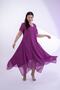 Women's Plus Size Skirt Hem Chiffon Dress