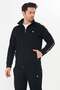 Men's Cotton Zippered Tracksuit Set Black 9530-S - 2