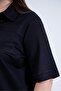 Women's Plus Size Blouse with Snap Detail - 4