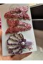 Premium Sparkling Collection - Set of 3 Luxury Glittery Figured Buckles - 6