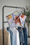 Shoe Basket Artistic Style Horse Pattern Modern Women's Shoulder Shawl