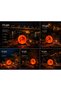 Olight Orange Modern Decorative Glow - O (Orange Donut) Design Soft Ambient Lamp (Table-Ambient-Night Light) - 7
