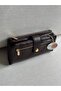 Imported Soft Leather Women's Handbag Wallet with Phone Compartment and Multiple Zipper Pockets