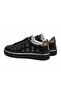 Black Women's Casual Thick Sole Sneaker Shoes - 4